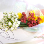 スノーフレークの花束